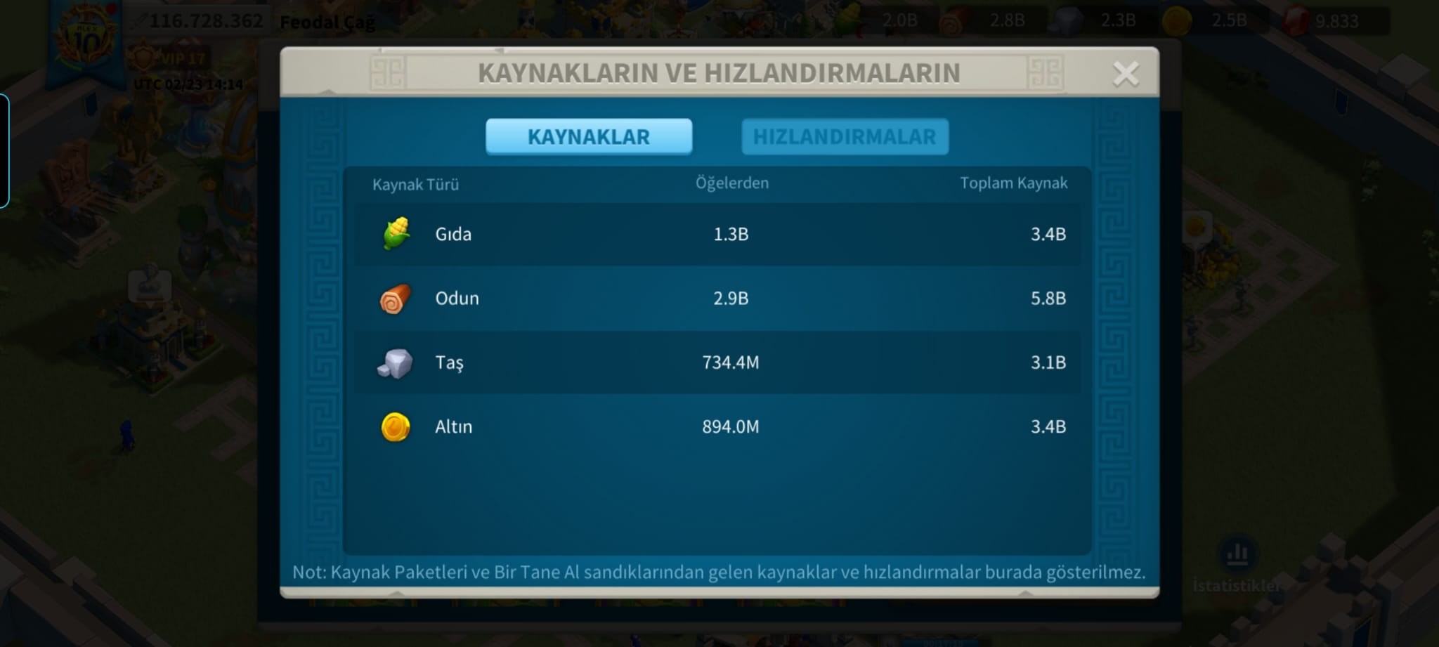 Krallık 1570 | 116M Güç | 5 Kıta - 3
