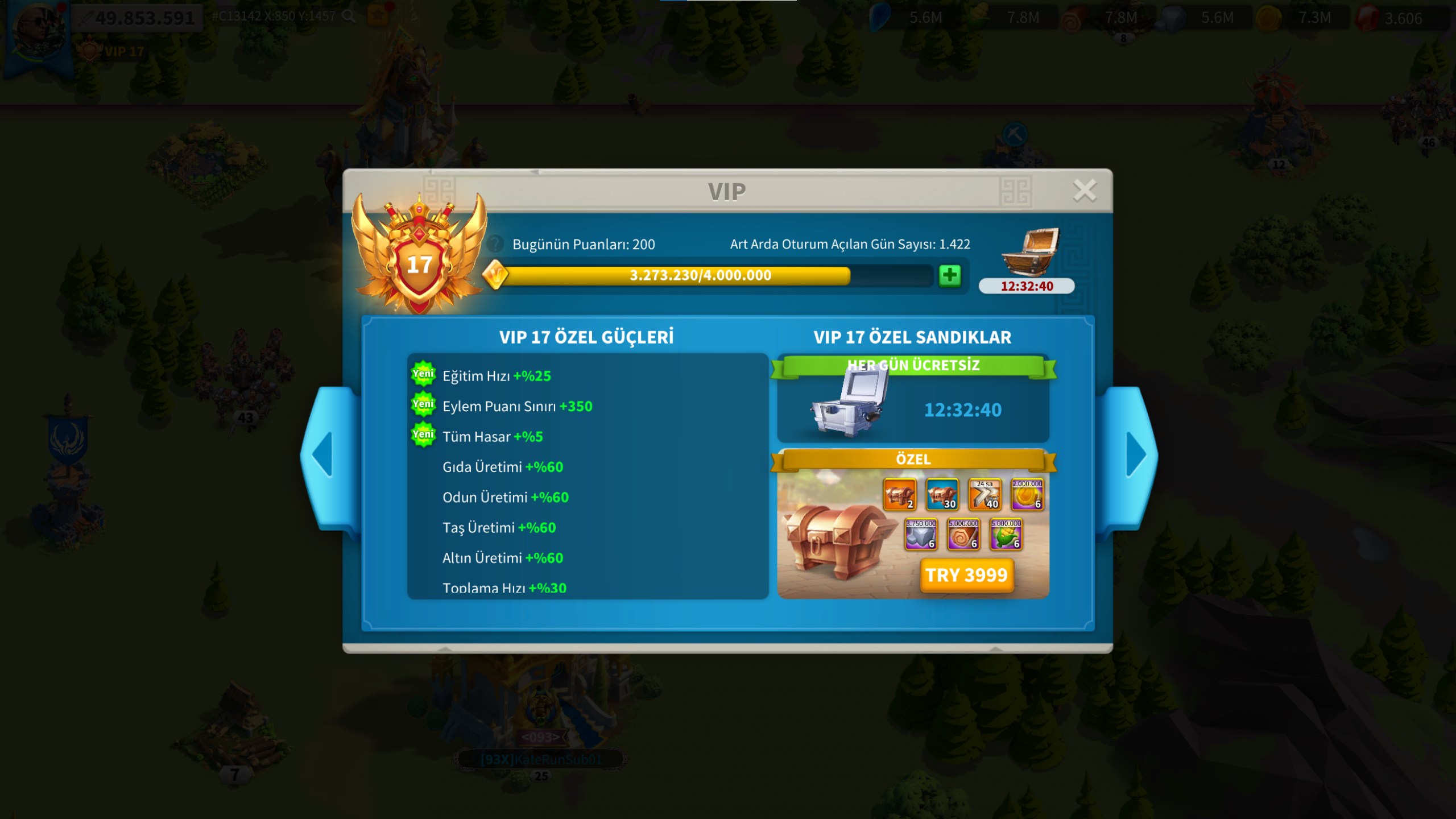 MANCINIK FANTAZİ HESABI | Kingdom 1093 | 7500 TRY - 1