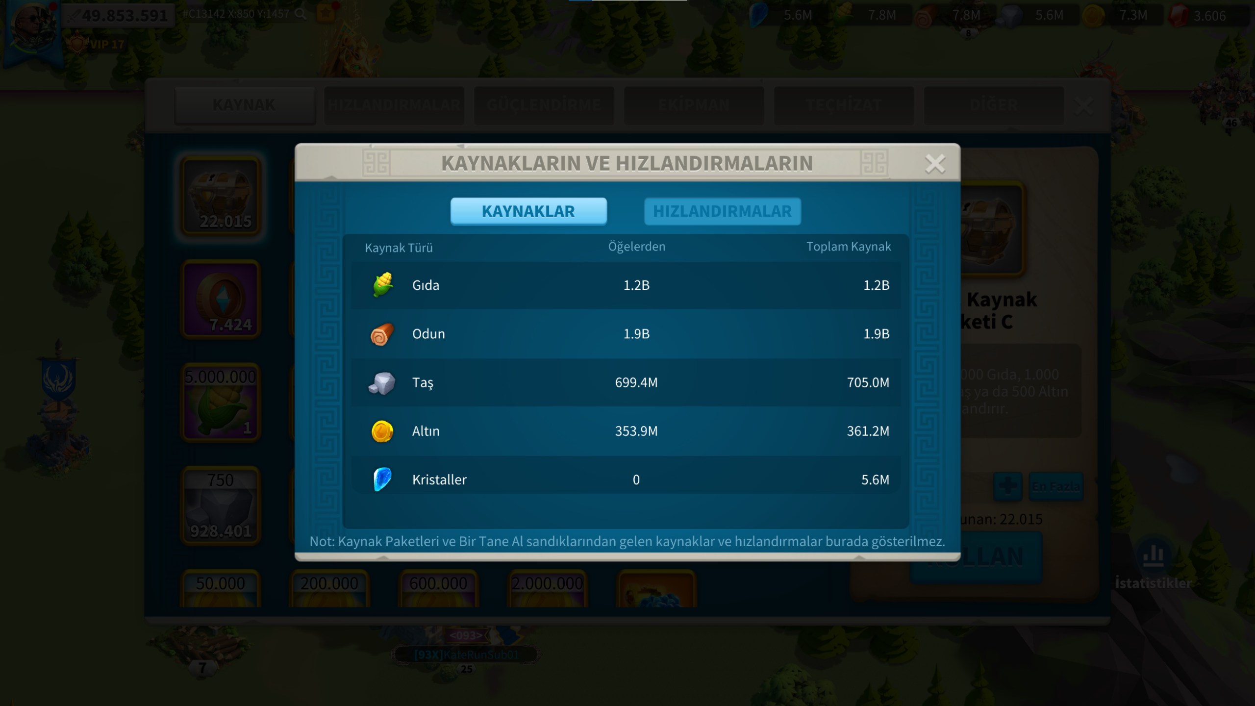 MANCINIK FANTAZİ HESABI | Kingdom 1093 | 7500 TRY - 2