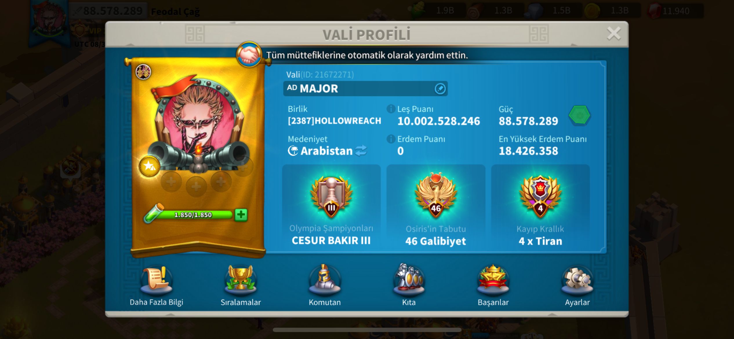 major | 27500 TRY - 2