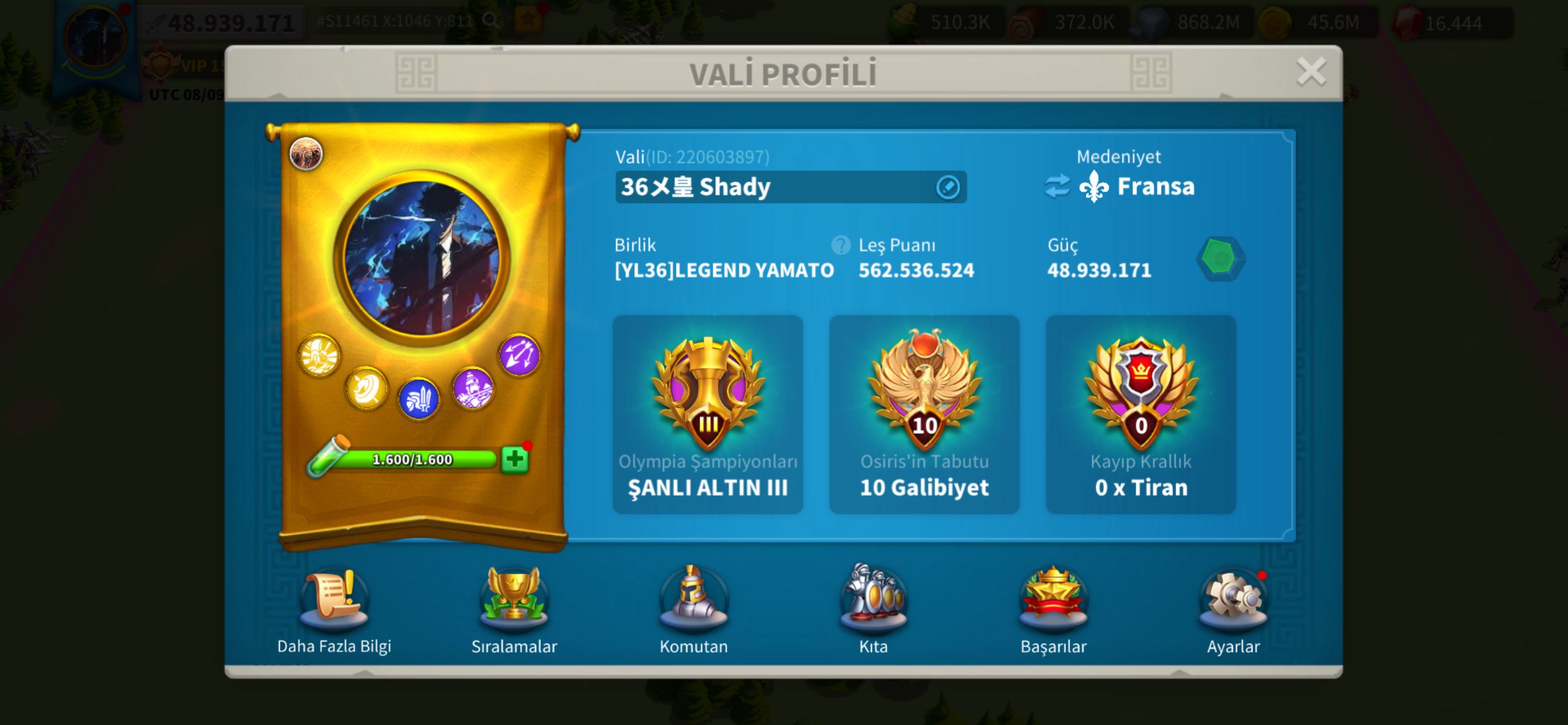 KD4036 | 49M Güç | VIP15 | 562M KP | 12 Sarı Ekipman - 2