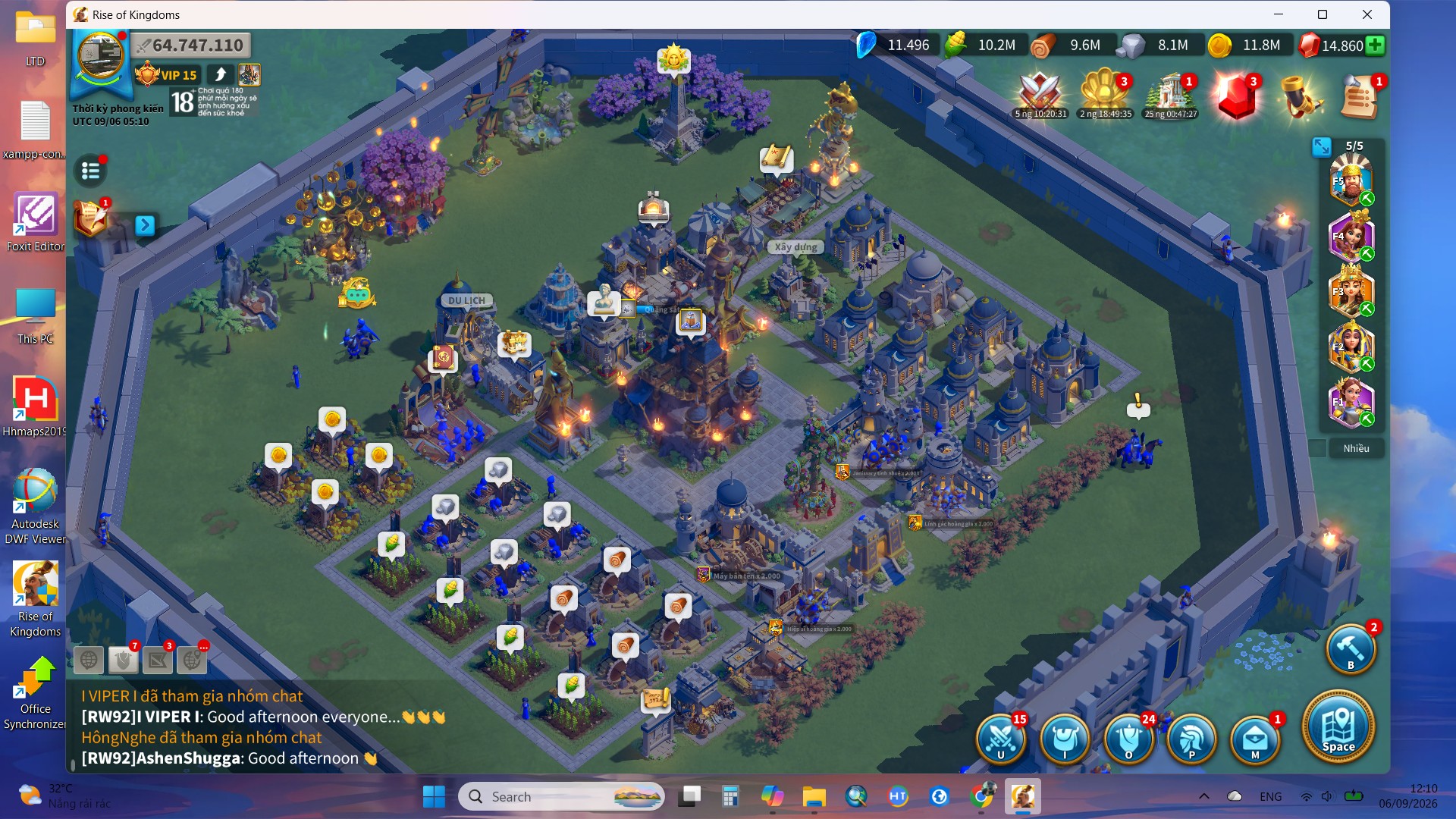 Acc 65M Power VIP 15 – 10 Tướng Huyền Thoại Max Skill” - Image 13 of 13